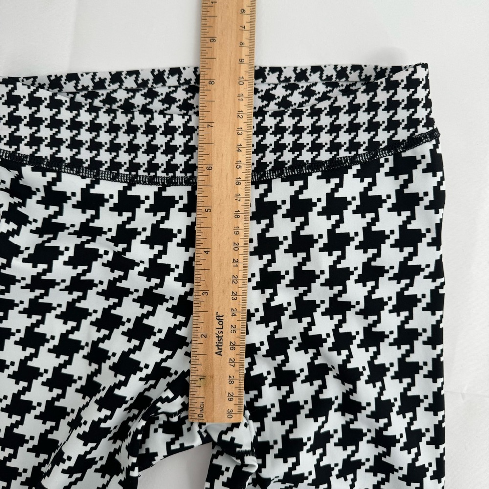 NWT adidas Ivy Park Big Girls Nina Tights Houndstooth Size S black White New - Picture 15 of 16